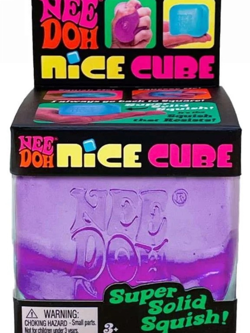 NEEDOH Nice Cube Super Solid Squish - Purple